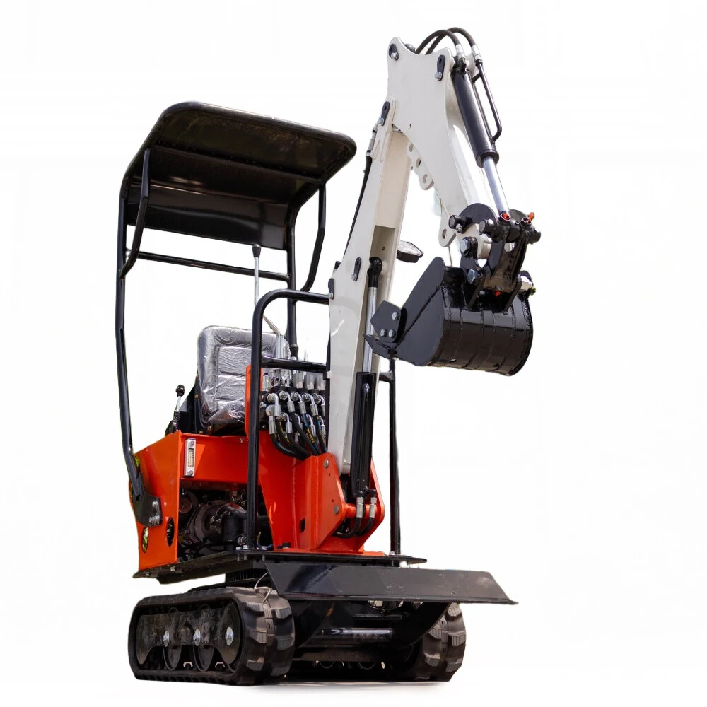 HT08 Mini Excavator Compact Design Adjustable Track Width KOOP Engine High Efficiency HydraulicSystem Customizable Color Heavy Duty Digging Machine