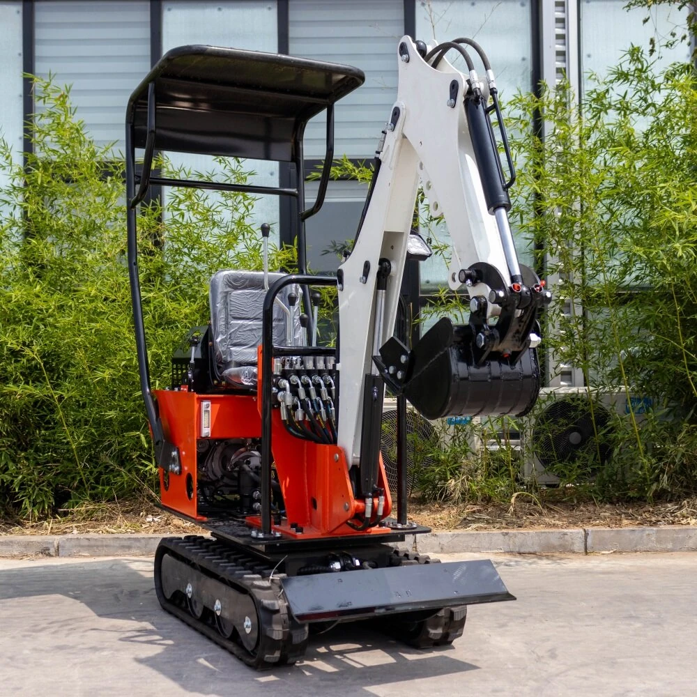 HT08 Mini Excavator Compact Design Adjustable Track Width KOOP Engine High Efficiency HydraulicSystem Customizable Color Heavy Duty Digging Machine