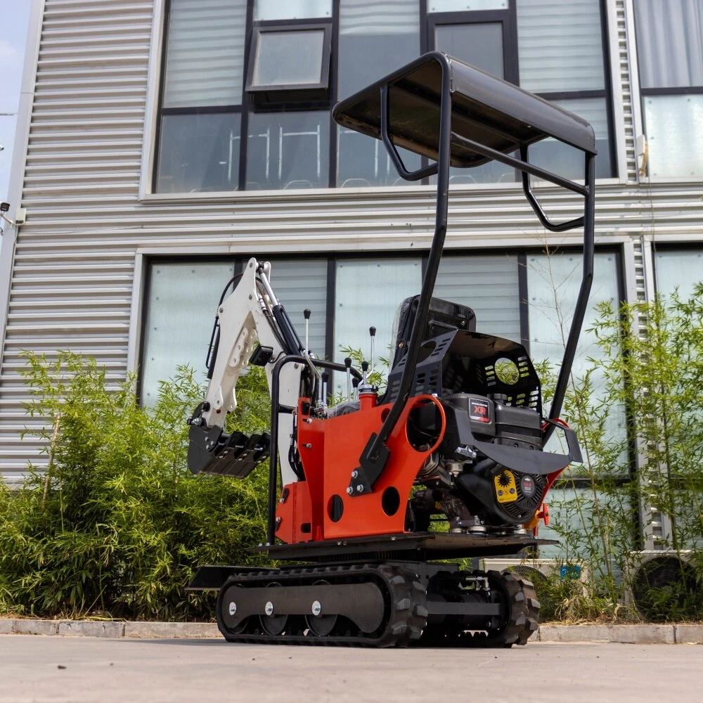 HT08 Mini Excavator Compact Design Adjustable Track Width KOOP Engine High Efficiency HydraulicSystem Customizable Color Heavy Duty Digging Machine