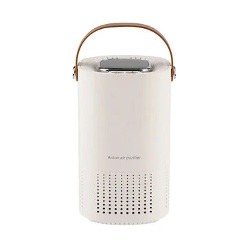 Portable Air Purifier LED Digital Display Wireless Odor Removal Negative Ion Generator for Car and Home