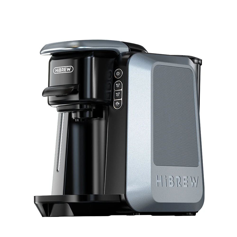 [EU Direct] HiBREW H6 4-in-1 20Bar Capsule Coffee Machine Smart Capsule Recognition Hot/Cold Brew Compatible With NS, DG, K-Cup Capsules & Ground Coffee