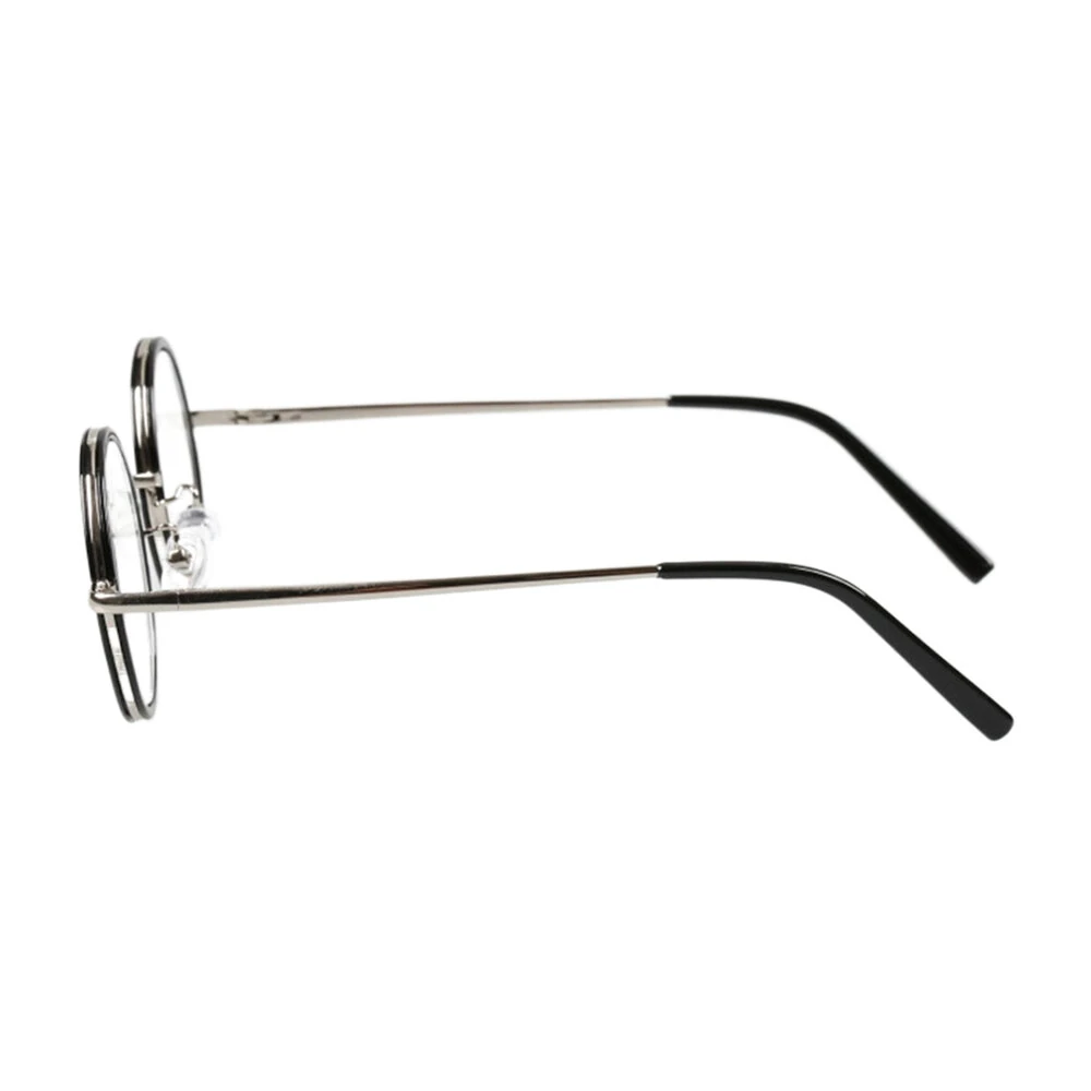 Retro Round Metal Frame Reading Glasses Minimalist Anti-blue Light Presbyopia Eyeglasses
