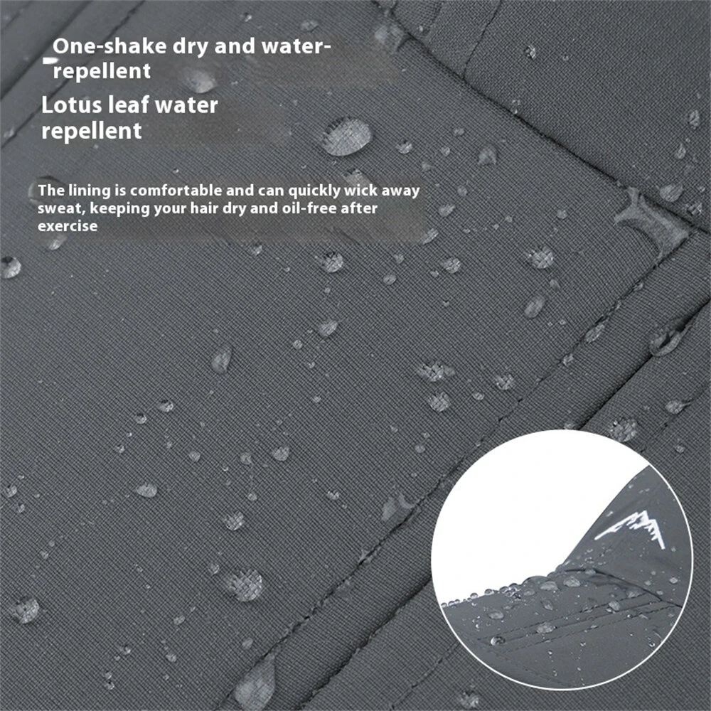 Outdoor Sport Long Brim Foldable Baseball Cap Unisex Waterproof Breathable Quick Drying Sun Protection Peaked Cap