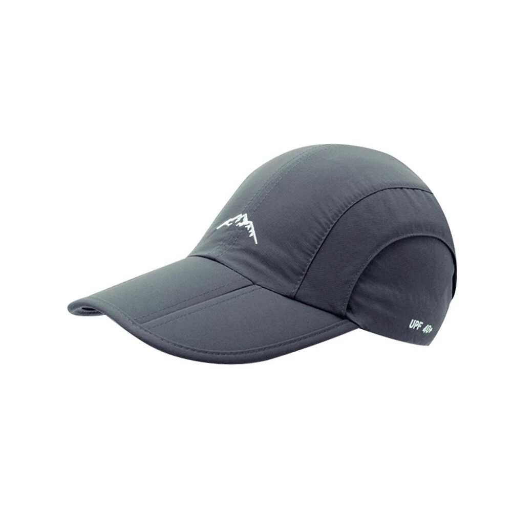 Outdoor Sport Long Brim Foldable Baseball Cap Unisex Waterproof Breathable Quick Drying Sun Protection Peaked Cap