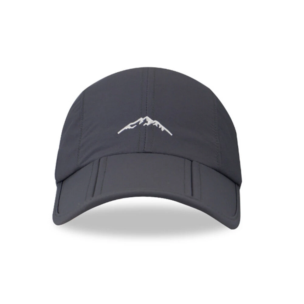 Outdoor Sport Long Brim Foldable Baseball Cap Unisex Waterproof Breathable Quick Drying Sun Protection Peaked Cap