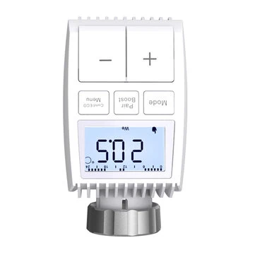 MoesHouse Tuya TV01 ZigBee3.0 Radiator Actuator Valve Smart Thermostat Temperature Controller External Sensor TRV Voice Control Alexa Google Assistant