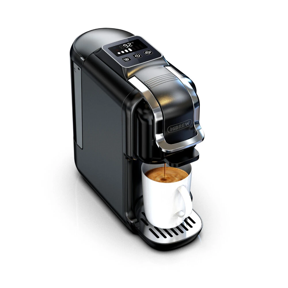 [EU Direct] HiBREW H2C 20Bar Capsule Coffee Machine 5-in-1 Espresso Machine With Touchscreen Hot & Cold Extraction Multi-Capsule Compatible Adjustable Temp