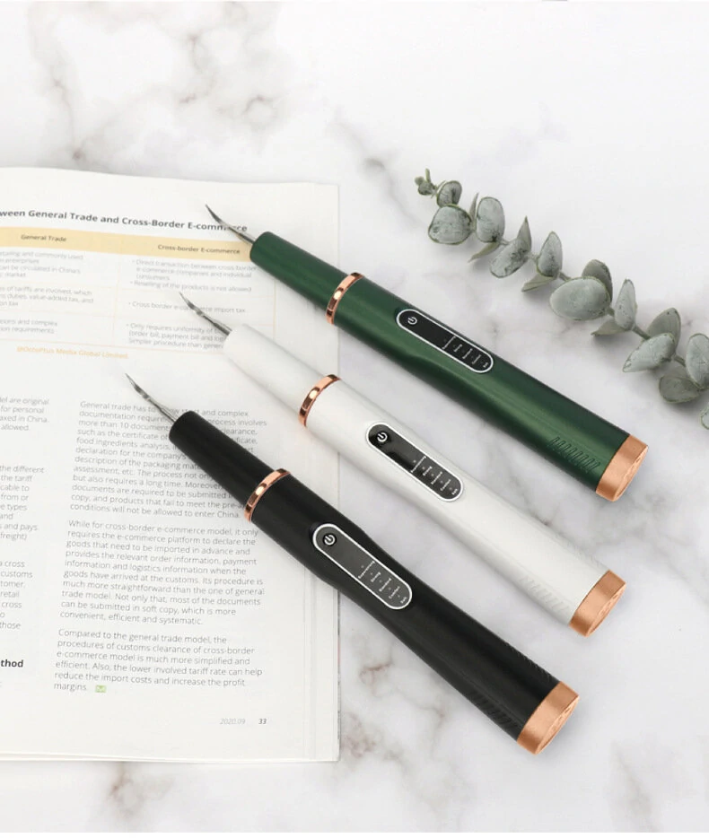 Ultrasonic Electric Dental Tooth Cleaner Cleaning Oral Irrigator Kit for Teeth Stains Plaque/Teeth Whitening/Teeth Cavity