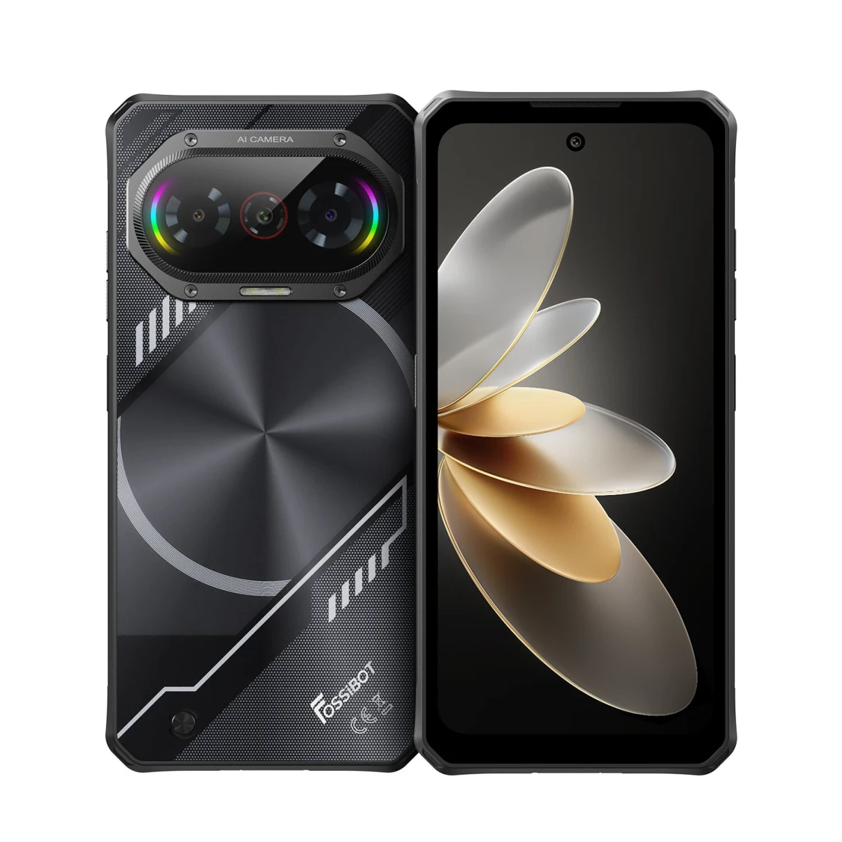[EU Direct]FOSSiBOT F114 50MP AI Camera 16GB 128GB Android 15 6.67 inch 5000mAh 18W Fast Charge NFC Unisoc T615 Octa Core IP68 IP69K Waterproof 4G Rugged Smartphone