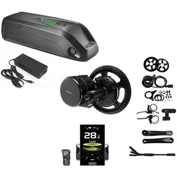 [EU Direct] BAFANG MM G340 48V 750W Electric Bike Mid Motor CAN Protocol Upgraded BAFANG DPC010 Color Display 42T Chainwheel with HANIWINNER 48V 13Ah Lithium Battery DIY Value E-bike Kit