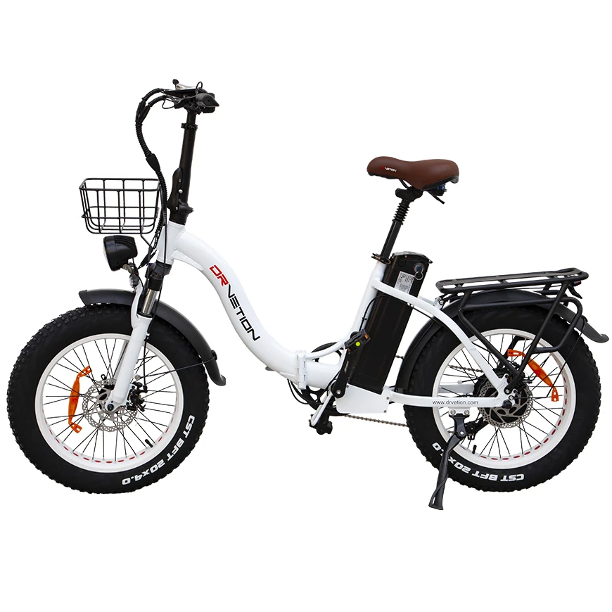 [EU DIRECT] DRVETION CT20 Electric Bike 48V 15AH SamsungBattery 750W Motor 20*4.0inch Fat Tires 65-85KM Max Mileage 150KG Max Load Folding Electric Bicycle Recommended Top Speed 25KM/H