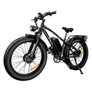 [EU DIRECT] PVY MAX26 Electric Bike 48V 25Ah Battery 1200W*2 Dual Motors 26inches Tires 80-150KM Max Mileage 150KG Max Load Fat Tire Snow Tire Electric Bicycle PVY MAX 26