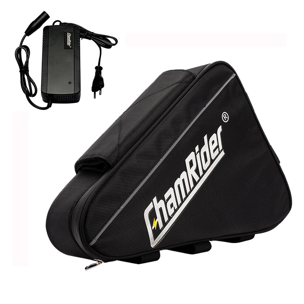[EU Direct] ChamRider 48V 45Ah 2160Wh Electric Bicycle Triangle Battery - Powered by Premium 4500mAh 21700 Li-ion Cells | 50A BMS | IP65 Waterproof | 4A Fast Charger | Compatible for 48V 250W-2000W Motor
