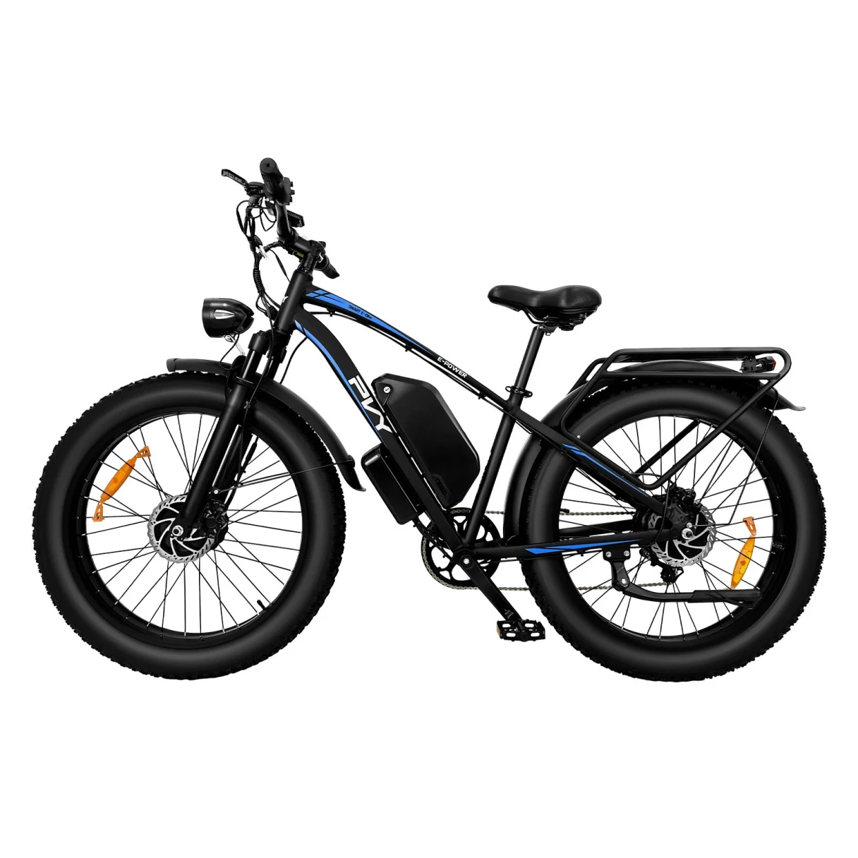 [EU DIRECT] PVY MAX26 Electric Bike 48V 25Ah Battery 1200W*2 Dual Motors 26inches Tires 80-150KM Max Mileage 150KG Max Load Fat Tire Snow Tire Electric Bicycle PVY MAX 26