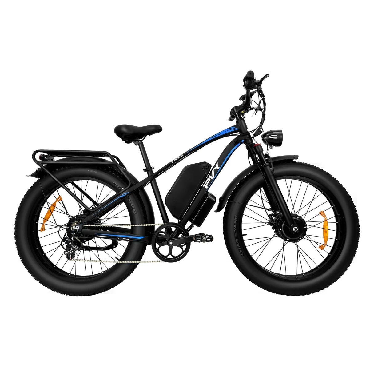 [EU DIRECT] PVY MAX26 Electric Bike 48V 25Ah Battery 1200W*2 Dual Motors 26inches Tires 80-150KM Max Mileage 150KG Max Load Fat Tire Snow Tire Electric Bicycle PVY MAX 26