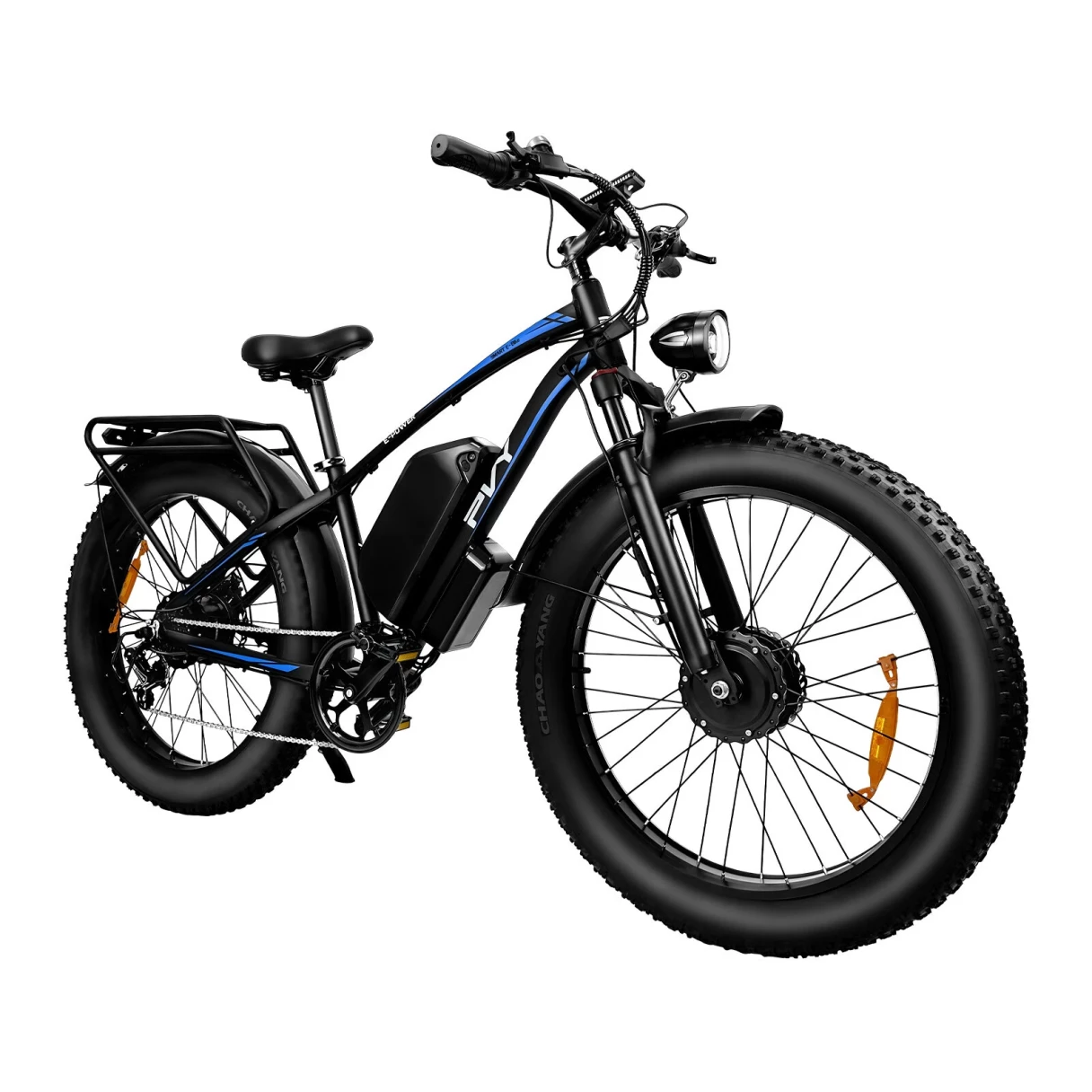 [EU DIRECT] PVY MAX26 Electric Bike 48V 25Ah Battery 1200W*2 Dual Motors 26inches Tires 80-150KM Max Mileage 150KG Max Load Fat Tire Snow Tire Electric Bicycle PVY MAX 26