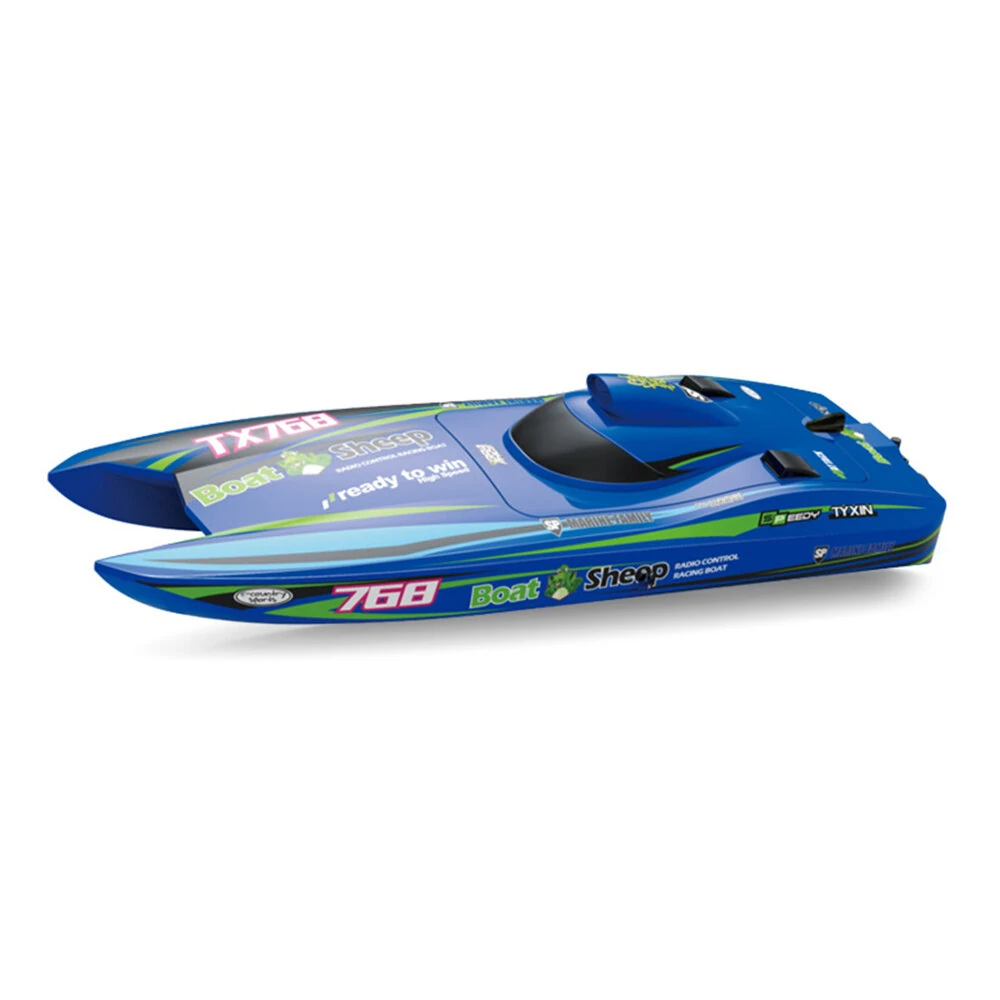 TY XIN 768 Brushless RTR 2.4G 30km/h RC Boat Jet Speedboat Water Cooling Waterproof Remote Control Ship High Speed Full Proportional Vehicles Models Toys