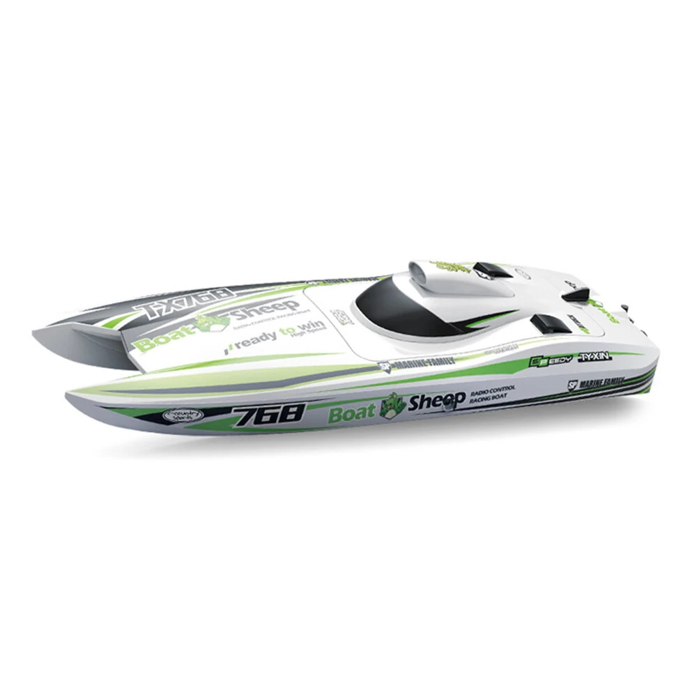 TY XIN 768 Brushless RTR 2.4G 30km/h RC Boat Jet Speedboat Water Cooling Waterproof Remote Control Ship High Speed Full Proportional Vehicles Models Toys