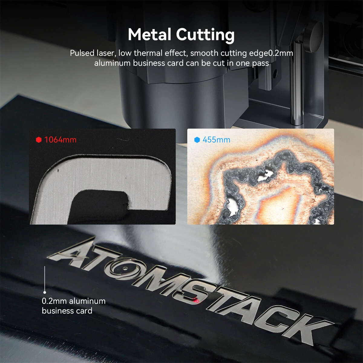 [EU Direct] Atomstack A20 PRO 1064nm 20W Infrared Laser Engraver Metal Cutter 410x400mm Engraving Area 400mm/s High Speed 0.01mm Precision Offline Control CNC Machine