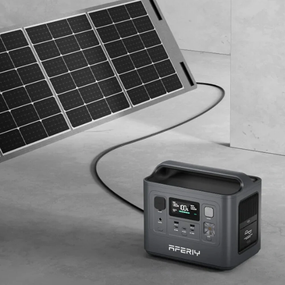 [EU Direct] Aferiy P010 800W 512Wh LiFePO4 Portable Power Station Multi-Contact 4 Solar Generator for Outdoor Camping Backup Power for Home Emergency