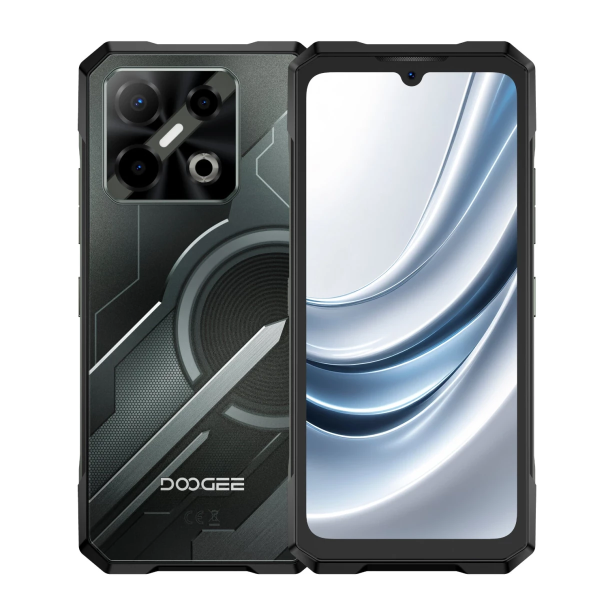 DOOGEE Blade GT Pro 5G LED light effect 32GB 512GB 100MP Triple Camera Dimensity 7025 6.72 inch 120Hz 5800mAh Android 14 NFC IP68 IP69K Waterproof Rugged Smartphone