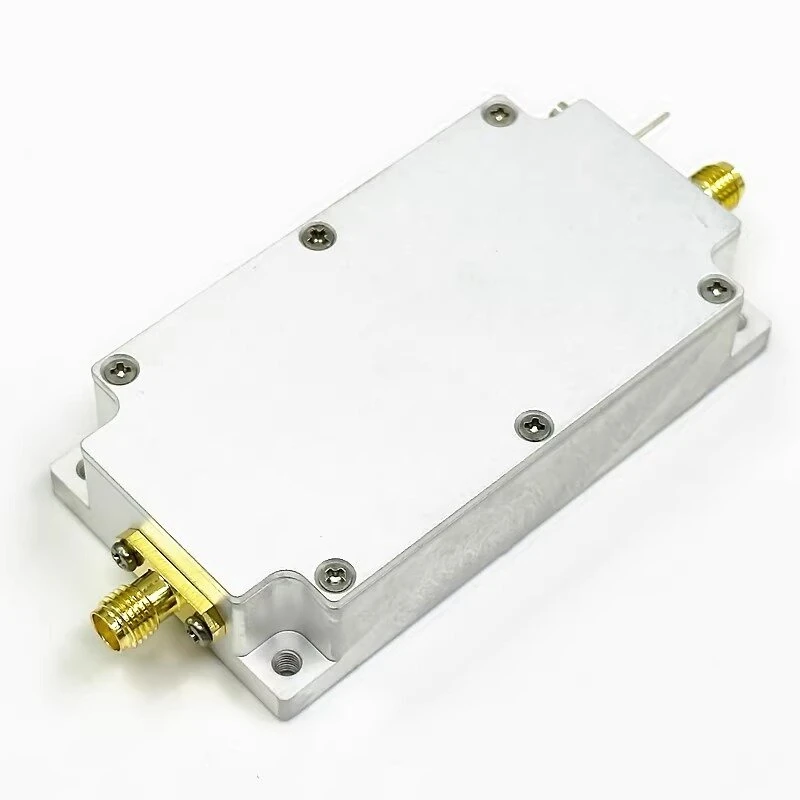 2.4GHz Microwave RF Power Amplifier Module 10W Output 40dB Gain High-Frequency Amplifier Board for Wireless Communication Systems