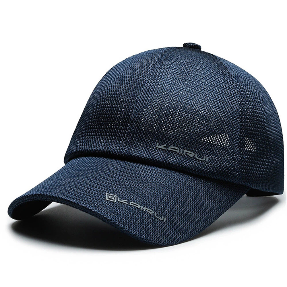 Spring Summer Breathable Mesh Baseball Caps for Men Women Outdoor Sports Fishing Driving Adjustable Casual Hats Sunscreen Hat