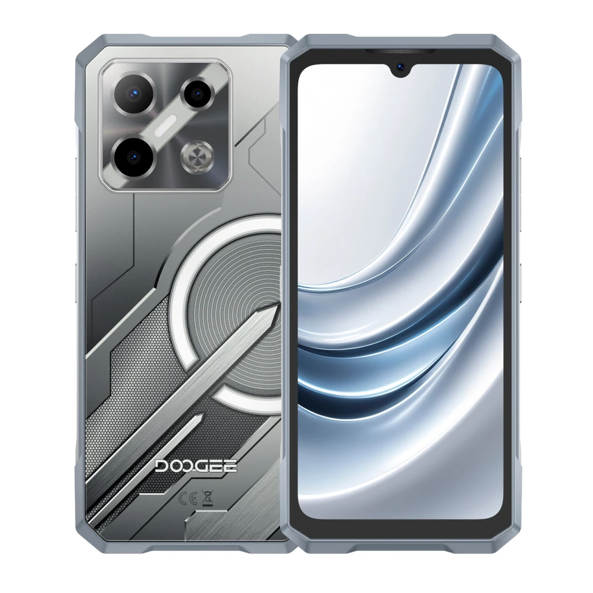DOOGEE Blade GT Pro 5G LED light effect 32GB 512GB 100MP Triple Camera Dimensity 7025 6.72 inch 120Hz 5800mAh Android 14 NFC IP68 IP69K Waterproof Rugged Smartphone