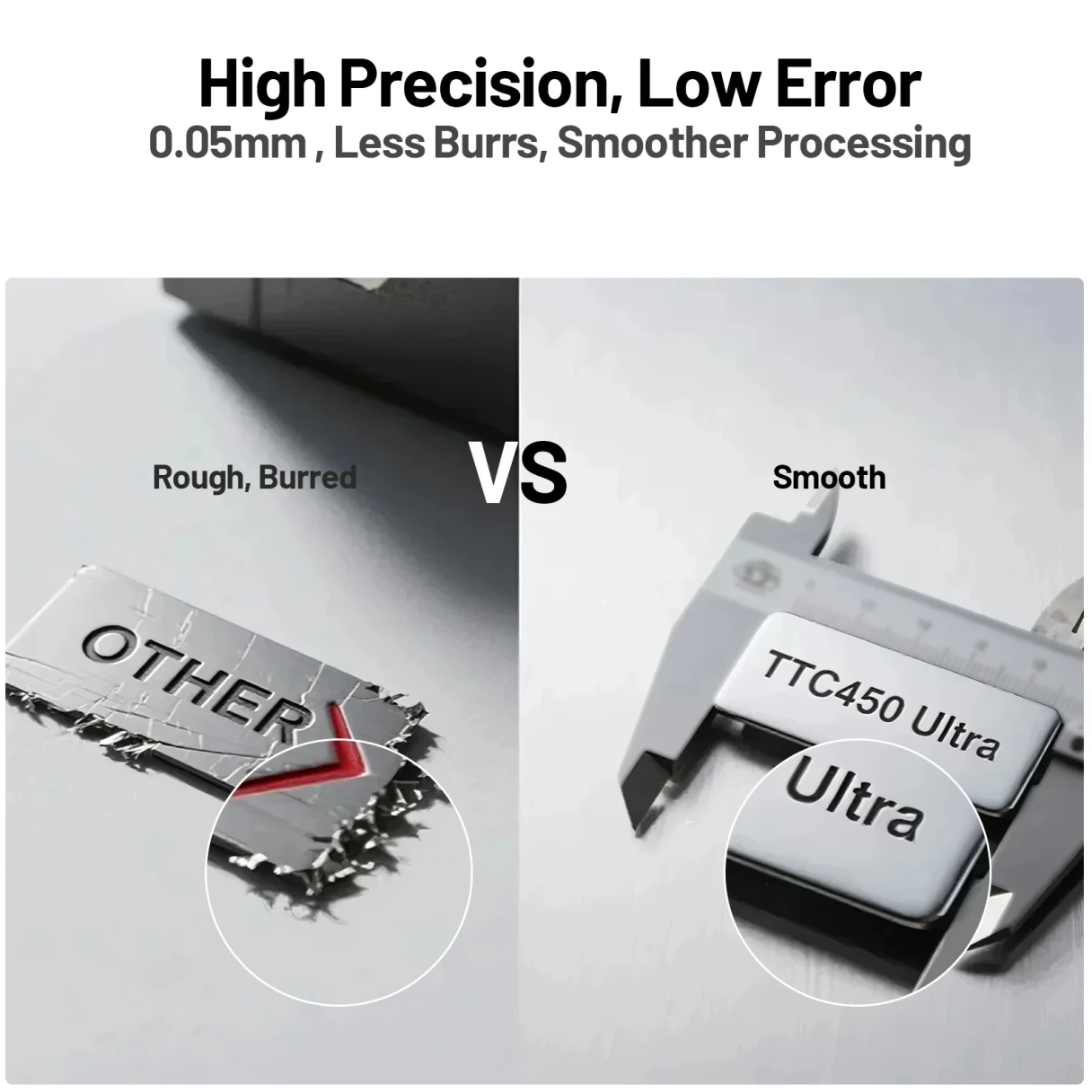 [EU/BR Direct]TWO TREES TTC450 Ultra CNC Router Engraving Machine 500W Spindle 460*460mm Larger Working Area 0.05mm High Precision Engraving for Aluminum Woodworking Acrylic