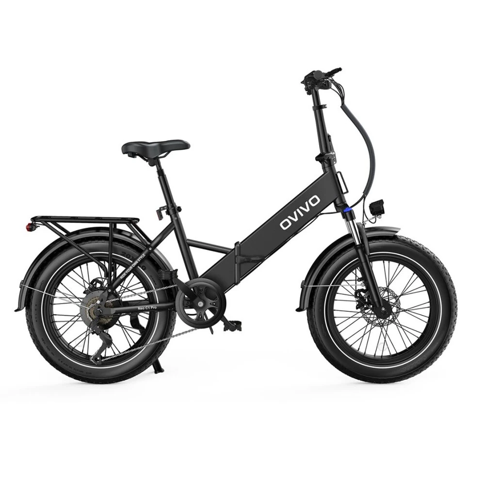 [EU DIRECT] OVIVO NEO C1 PRO Electric Bike 36V 10.4Ah Battery 250W Top Speed 25KM/H 20inch Tires 52KM Mileage Range 120KG Max Load Electric Bicycle