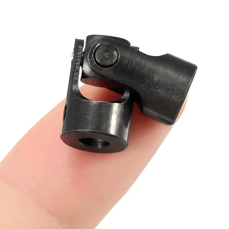 4mm to 4mm Black Joint Coupling Iron Small Cross Universal Joint Coupling