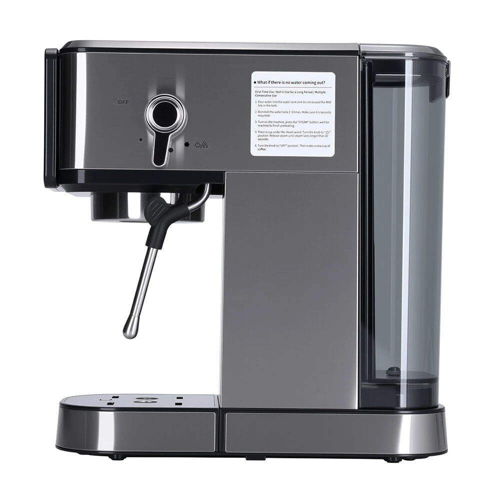 BlitzHome® CM5105 Semi-Automatic Espresso Coffee Machine 20Bar 1350W with Touchscreen Control Cup Warmer 1L Removable Water Tank