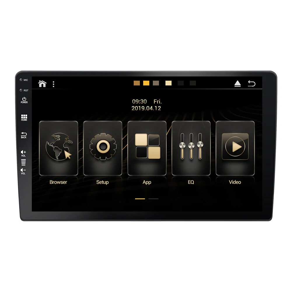 YUEHOO 9 Inch 2Din Car Central Control MP5 Player Touch Screen Panel Android 12 Operating System FM Stereo YH-D04