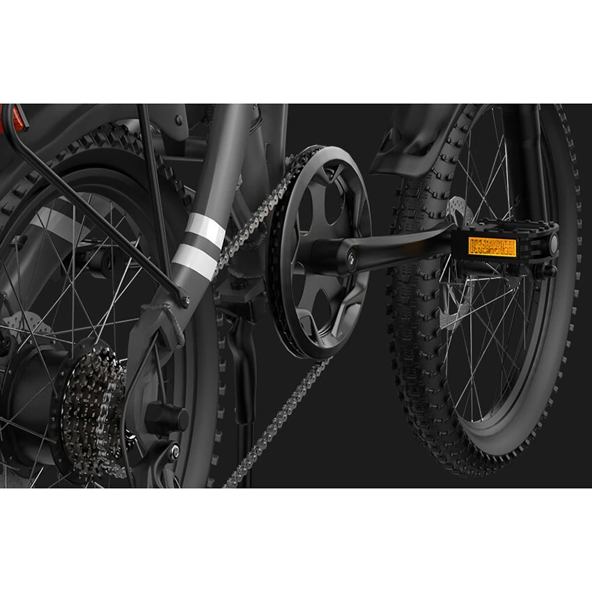 [EU Direct] PVY Z20 PRO EVO Electric Bike 36V 14.5AH Battery 250W Motor 20KM/H Max Speed 20inches Tires Torque Sensor 120KM Max Mileage 150KG Max Load Folding Electric Bicycle