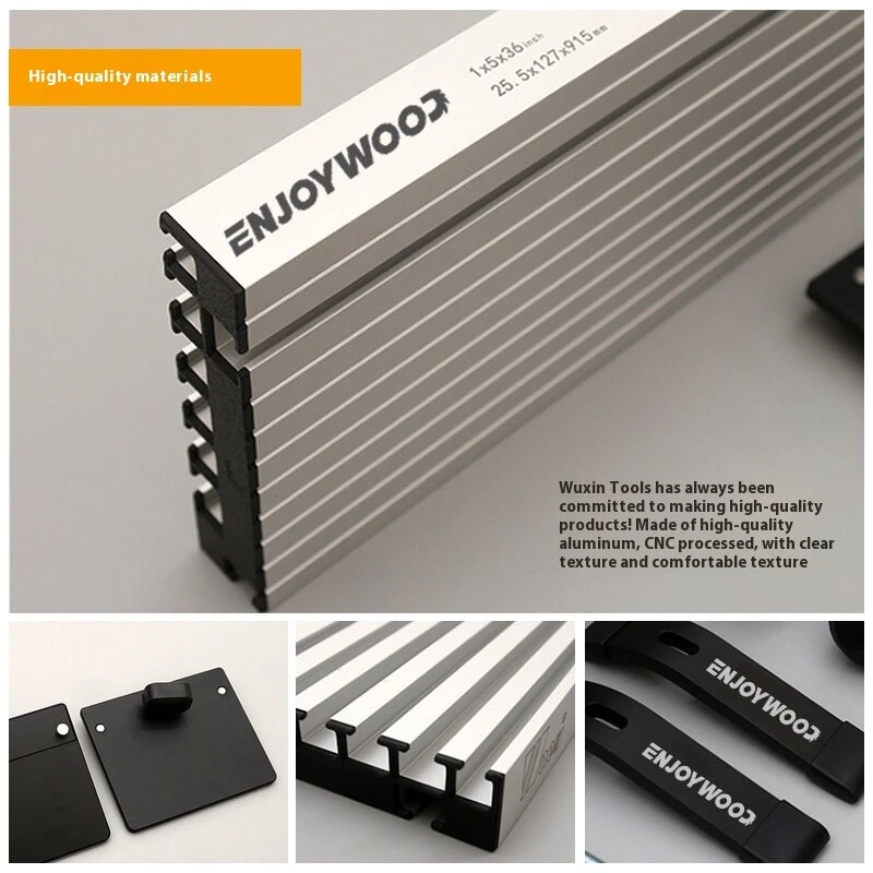 ENJOYWOOD Table Saw Band Saw Router Table Extender Add-on Profile Fence System for Woodworking Accessories for Improving Efficiency