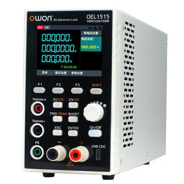 OWON Programmable DC Electronic Load 150W 300W Adjustable Power Supply Support RS485 RS232 SCPI  2.8-inch TFT LCD display OEL1515 OEL1520 OEL1530 OEL3015 OEL3020 OEL3030 EU Plug