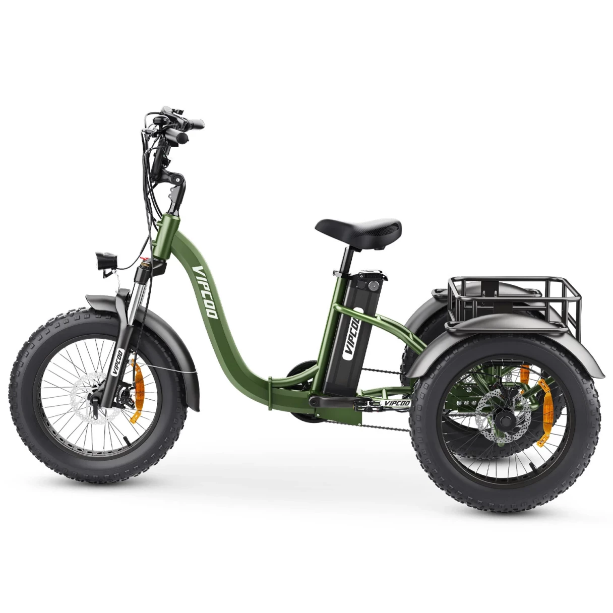 [EU DIRECT] VIPCOO VC-ET1 Electric Tricycle Cargo 48V 20AH Battery 750W Motor Recommended Top Speed 25KM/H 20inches Tires 40-65KM Max Mileage 150KG Max Load Electric Bike