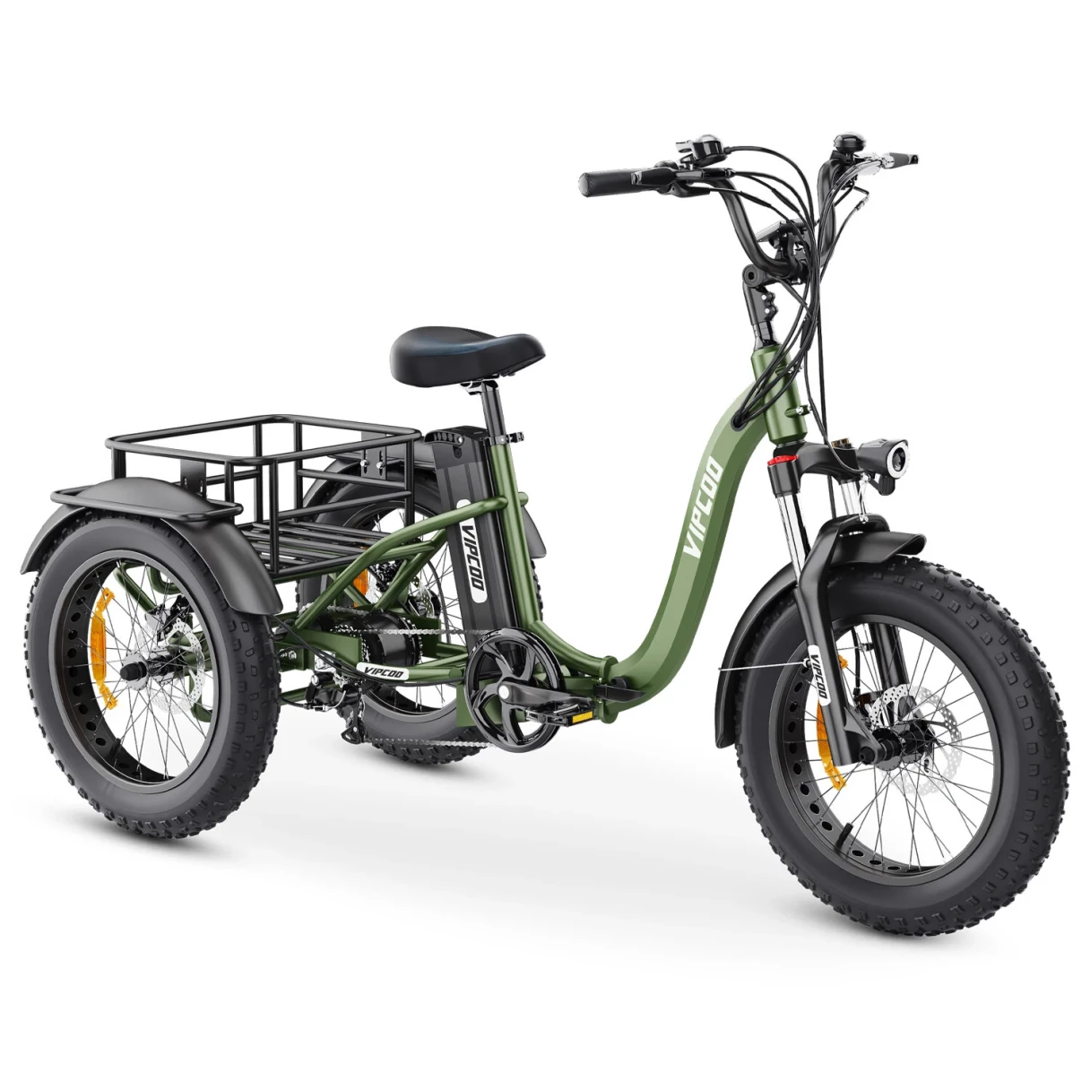 [EU DIRECT] VIPCOO VC-ET1 Electric Tricycle Cargo 48V 20AH Battery 750W Motor Recommended Top Speed 25KM/H 20inches Tires 40-65KM Max Mileage 150KG Max Load Electric Bike