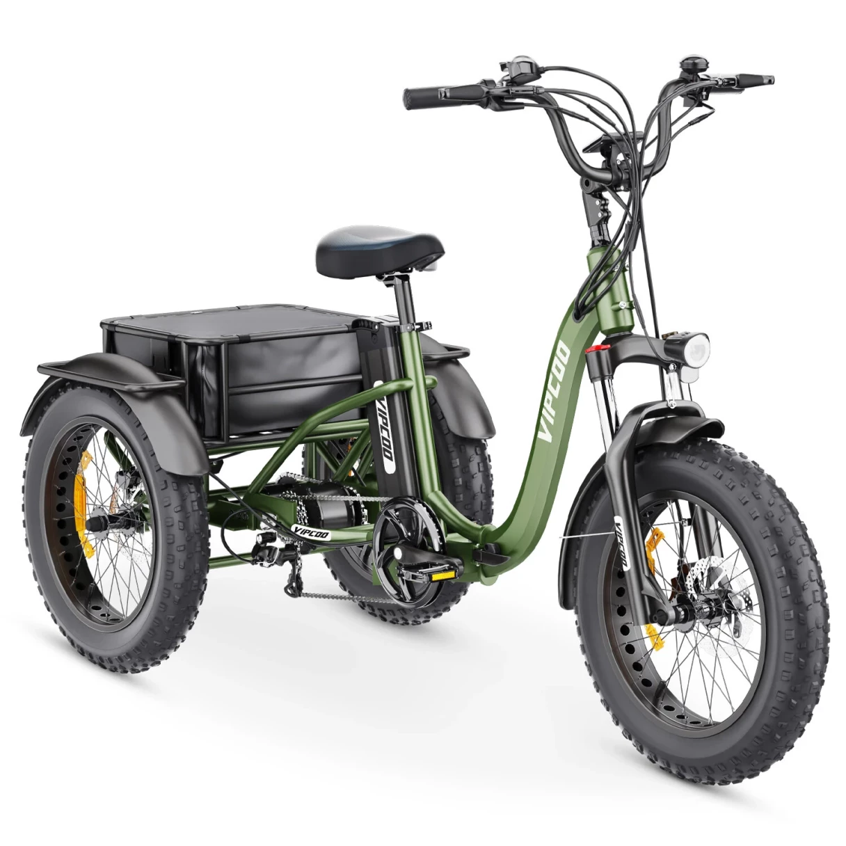 [EU DIRECT] VIPCOO VC-ET1 Electric Tricycle Cargo 48V 20AH Battery 750W Motor Recommended Top Speed 25KM/H 20inches Tires 40-65KM Max Mileage 150KG Max Load Electric Bike
