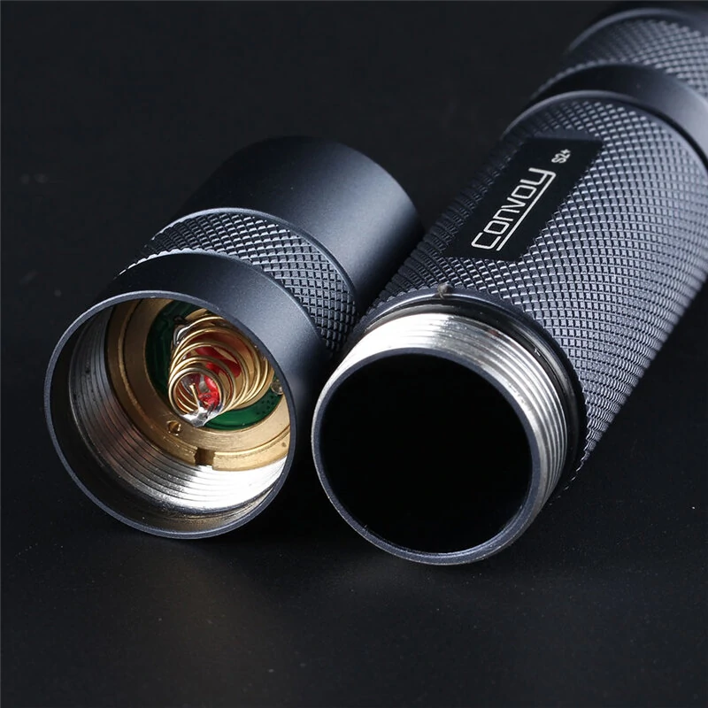 Convoy S2+ SST20 LED Flashlight 5000K 7135*8 12-Group Modes 18650 Camping Light Hunting Emergency Lantern Flashlight