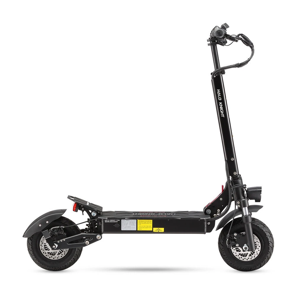 [EU DIRECT] HALO KNIGHT T104 2025 Version Electric Scooter 21Ah 52V 2400W Motor Recommended Top Speed 25KM/H 10 Inches Tire Electric Scooter 45km Mileage Max Load 120Kg