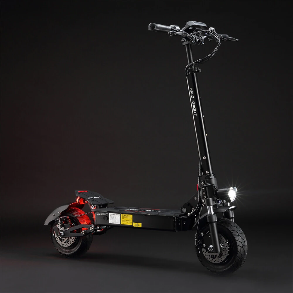 [EU DIRECT] HALO KNIGHT T104 2025 Version Electric Scooter 21Ah 52V 2400W Motor Recommended Top Speed 25KM/H 10 Inches Tire Electric Scooter 45km Mileage Max Load 120Kg