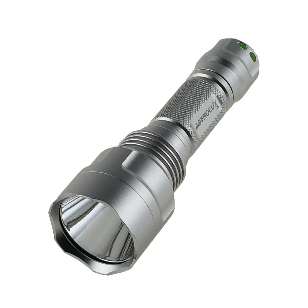 Astrolux® C8 SST40 2200LM 7/4modes A6 Driver Tactical LED Flashlight + 1Pcs Astrolux® E1825 2500mAh 18A 3.7V 18650 Li-ion Battery, Long Thrower 18650 Mini Torch