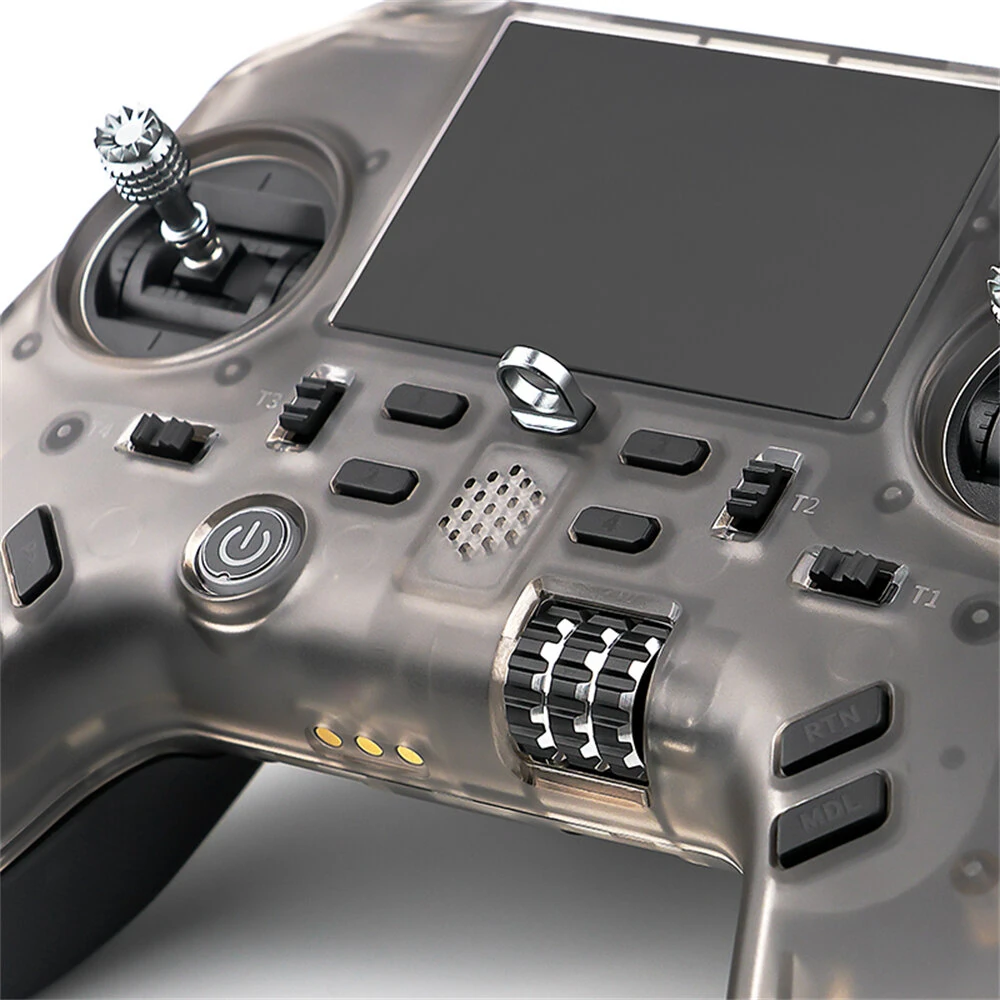 Flysky ProArt PA01 2.4GHz 18CH AFHDS 3/ELRS Built-in 500mW Hall Gimbal EdgeTX Raido Controller 2.4-Inch Full-view Color IPS Display for FPV Drone RC Car Boat Airplane