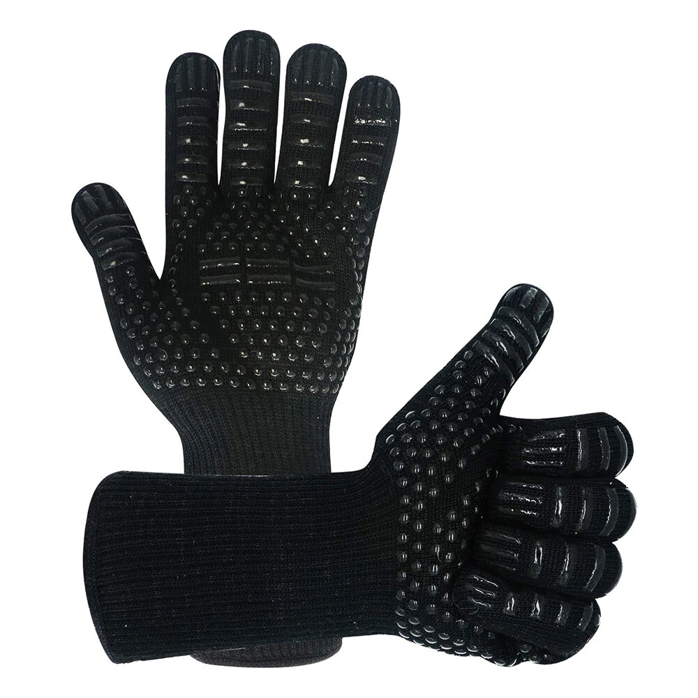 Heat Resistant BBQ Gloves Multi-purpose Grilling Gloves 1472 F° Heat Resistant Grilling Gloves Grilling Set for Grilling Baking