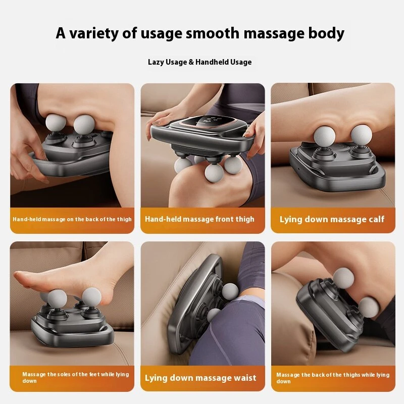 KONKA 4-Head / 6-Head Fascia Gun Muscle Relaxation Massager 3 Modes 30 Adjustable Speeds Multi-Function High-Frequency Vibration Massager