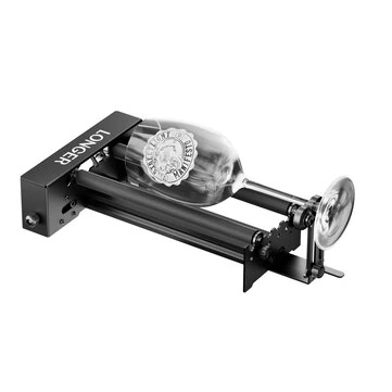 [EU/US Direct]LONGER Roller Kit 360° Rotary Engraving Accessory Height Adjustable Wide Compatibility for Cylindrical Objects and Extended Plate Engravings Laser Engraving Machines High Precis