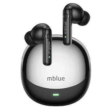 MEIZU Mblue AR09 TWS bluetooth 5.4 Earbuds Wireless ANC Earphone -28dB Noise Cancelling+ENC Noise Reduction 10mm Driver Unit Spatial Audio 24H Playback Touch Control In-ear Sports Headphones