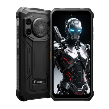 [EU Direct]FOSSiBOT F110 Pro 5G Loud Speaker 20GB 128GB 10000mAh 50MP AI Camera 6.745 inch NFC Android 15 Dimensity 6300 Octa Core IP68 IP69K Waterproof Rugged Smartphone