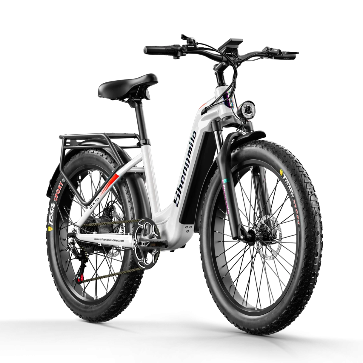 [EU Direct] SHENGMILO MX06 Electric Bike 48V 17.5AH SamsungCell Battery 500W Motors Recommended Top Speed 25KM/H 26inches Tires 60-90KM Max Mileage 150KG Max Load Electric Bicycle